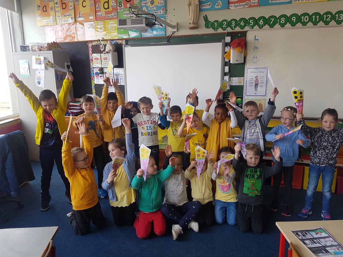 mspowertramore's tweet photo. We're all yellow today for Daffodil Day! #DaffodilDay https://t.co/C8Oc0QvF8G
