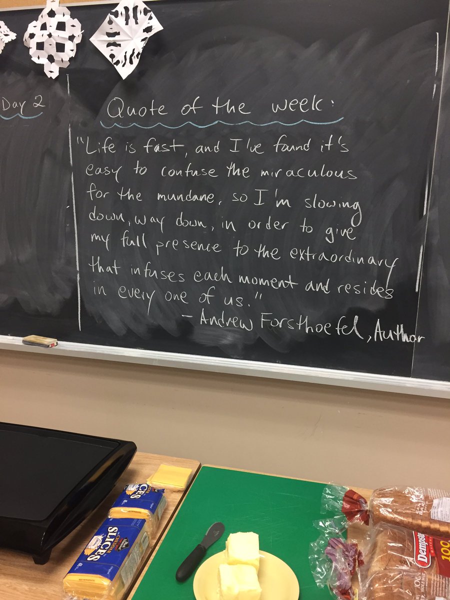 miss_kwilson's tweet photo. Grilled cheese and an inspirational quote on a Friday morning! Life is good at Streetsville. @StreetsvilleSS @SSSSpecEd #breakfastclub #bestschoolinpeel https://t.co/QYm09uHvPJ