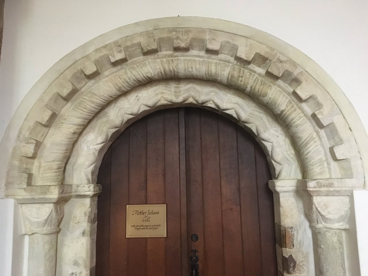 If all that was ever made can be condensed to the size of hazelnut there are no problems seeing 2 churches in one at #StJulian where the Norman arch led into St Michael at Thorn, Norwich, up the hill on Ber St until 1942. #churchadaychallenge