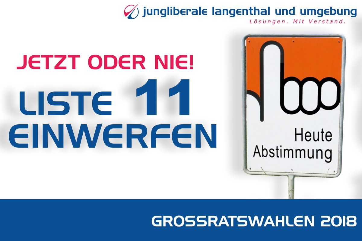 jllangenthal's tweet photo. Last Chance! #GoVoteCH Abstimmungscouvert schnappen und hüüüüü ab auf die Gemeinde! #Liste11 abelah und alles wird gut (oder so) - wir arbeiten jedenfalls daran!! Danke! #WahlBE18 #BE2018 https://t.co/pevHuC3Nmo