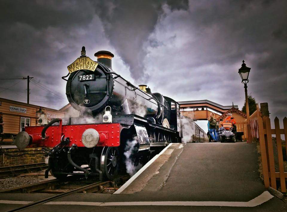 Foxy is in action today at the <a href="/WSomRailway/">West Somerset Railway</a> spring gala, be sure to tweet your pictures of 7822, here's one from Harry Bradley