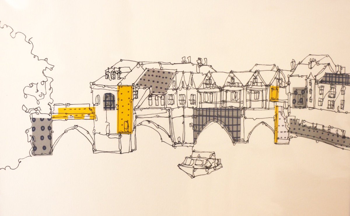 ruthallenart's tweet image. New work all packed and available to buy from @VK_Gallery #localarchitecture #cambridgeshire #architecture #collage #pattern #linedrawing