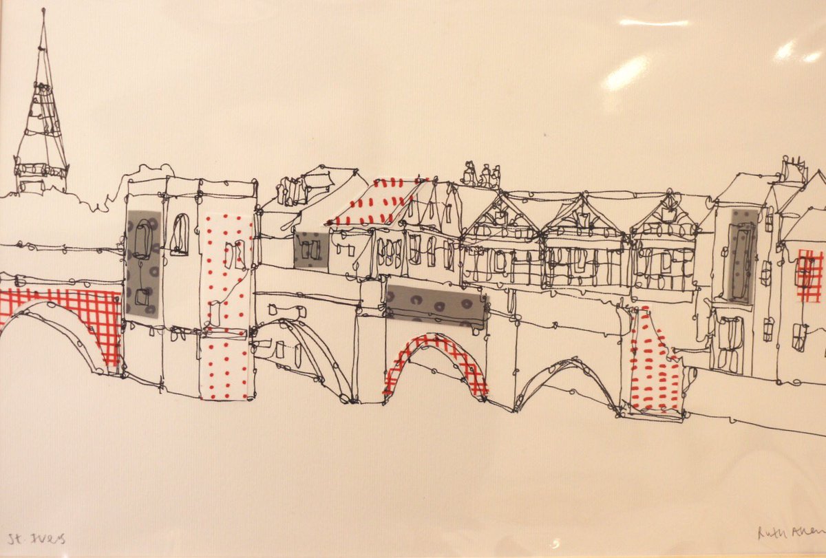 ruthallenart's tweet image. New work all packed and available to buy from @VK_Gallery #localarchitecture #cambridgeshire #architecture #collage #pattern #linedrawing