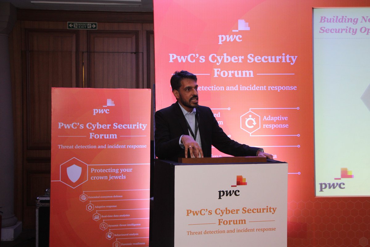#InPics: The #PwCCyberSecurity forum held in Mumbai yesterday saw #PwC Leaders and experts talk about how to derive maximum value from security operation center investments.