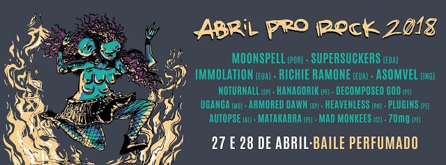 SepulchralVZine's tweet photo. ABRIL PRO ROCK 2018 https://t.co/RprNwnyJ7t
#AbrilProRock #moonspell #immolation #richieramone #decomposedgod #abrilprorock2018 #deathmetal #rockandroll #punkrock #doometal #gothicmetal #metal https://t.co/lht9cScMRq