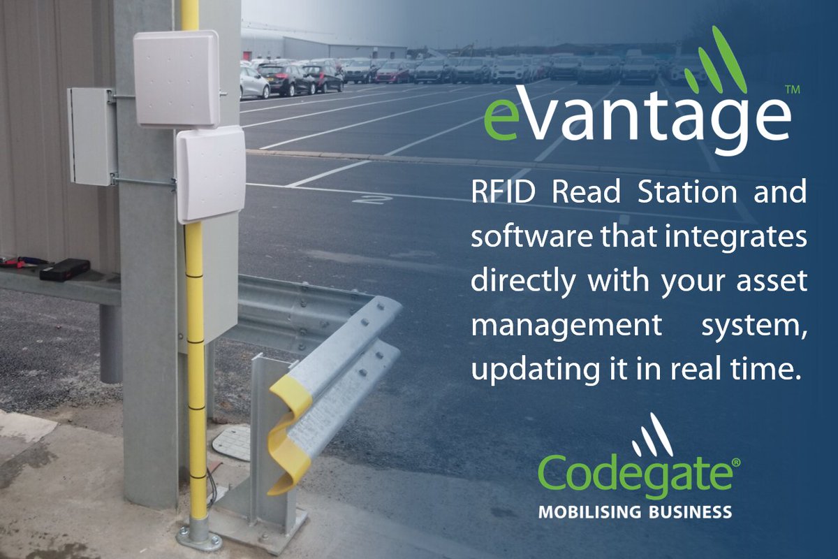CodegateLtd's tweet photo. If you're looking for a simple #RFID reader station that will easily plug into your asset management solution, then you will want to read about our #eVantage system. Providing real time movement updates with pre-filtered data and minimal installation  https://t.co/MZtNqU8o4z https://t.co/pb6GkjJoD1