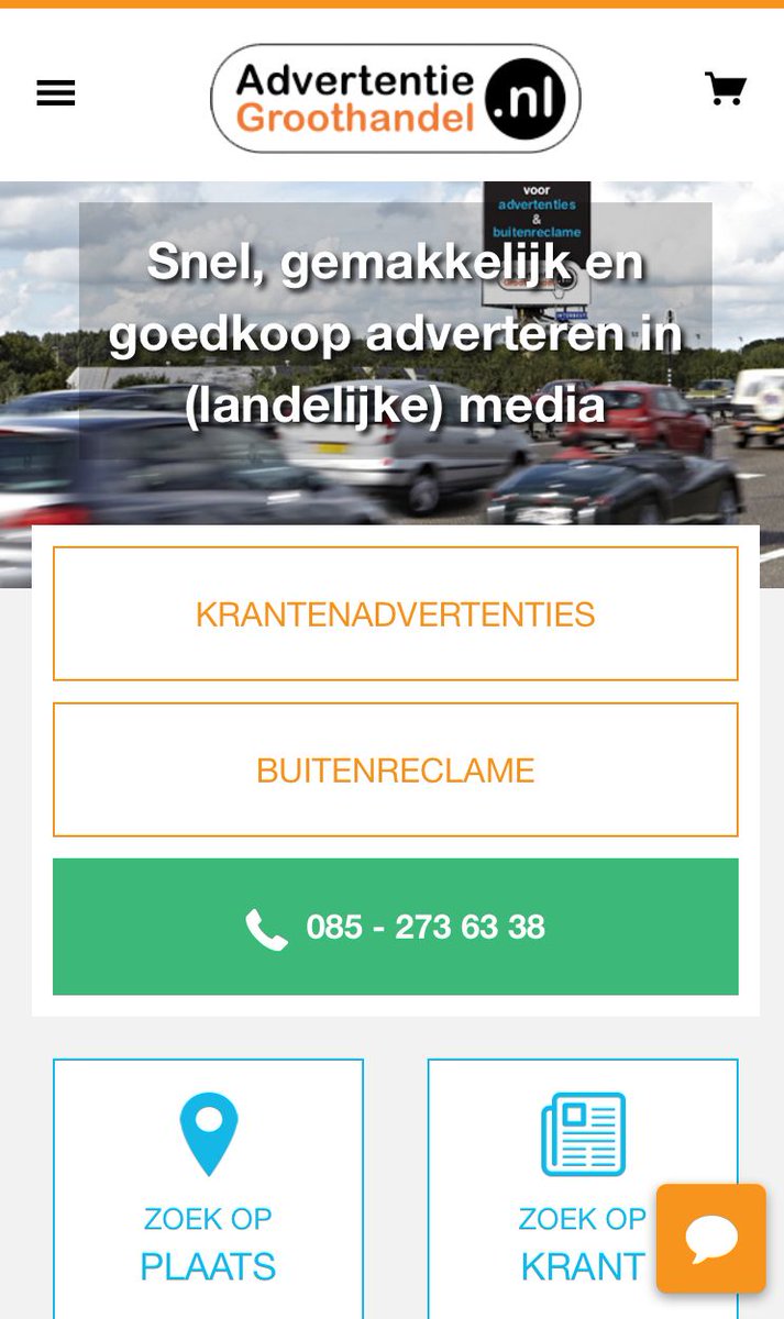 Via onze website kan u altijd en overal, snel en gemakkelijk advertenties inkopen. In de krant of voor buitenreclame! #adverteren #online #mobiel