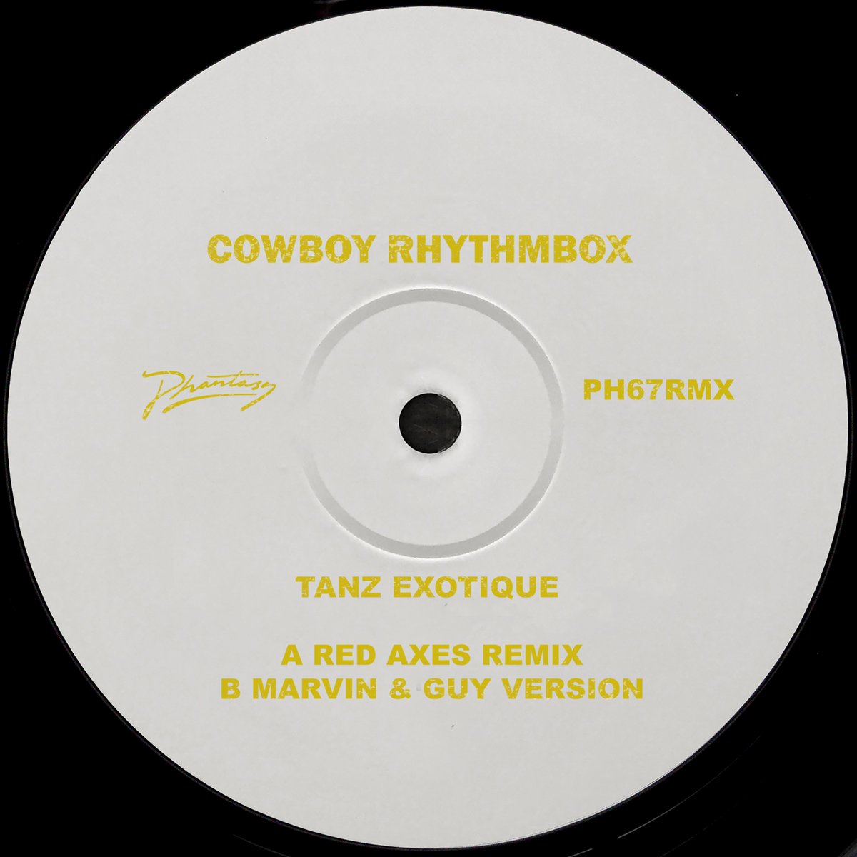 .@cowboyrhythmbox ’Tanz Exotique’ is rejigged, expanded upon and shot through with analogue energy by two equally inventive producer pairings; Red Axes and @marvinandguy, out now. lnk.to/cbrbPH67RMX