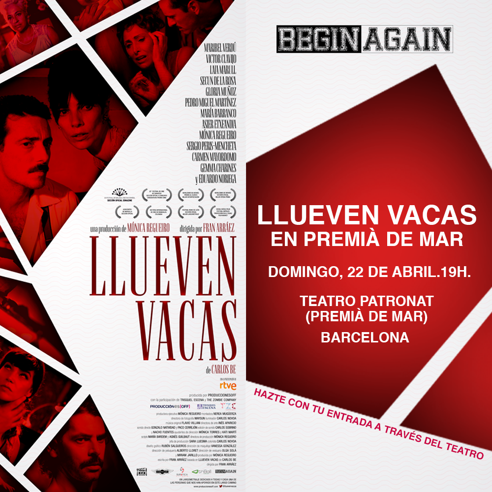 Lluevenvacas's tweet photo. Llueven Vacas viaja hasta Premià de Mar para llevar esta historia a más personas.
¡Te esperamos el próximo 22 de abril!
#LluevenVacas https://t.co/N3et4EoXjn