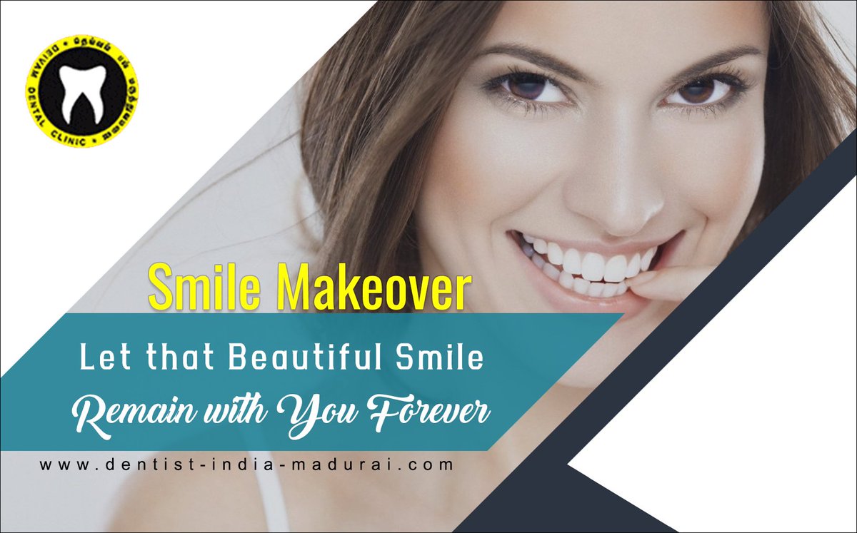 Know about the dental treatments that are commonly combined into the smile makeover.
Make an appointment: dentist-india-madurai.com/book-appointme…
For more details: dentist-india-madurai.com/cosmetic-denta…
#Smile_Makeover #New_Smile #Dental_Treatments 
#Madurai #India