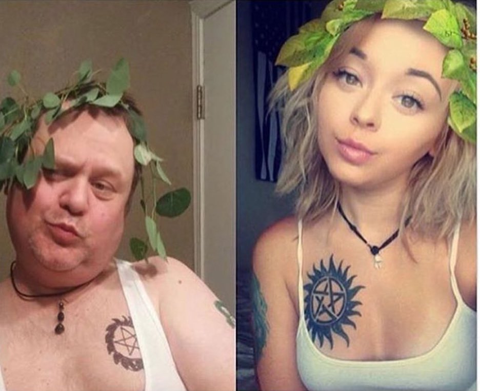 ما اقول الا الله يلعن فلاتر سناب شات 
#غش_تجاري ولااا يدورون جادين 🤬
المشكله ان البنت تشوف صورتها بعد الفلتر تصدق عمرها حلوه