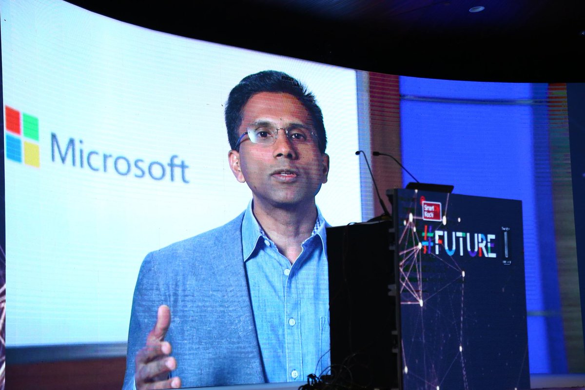 OfficialTADF's tweet photo. Joseph Sirosh, head of Artificial Intelligence, Microsoft addressed #Future via video conferencing. @josephsirosh https://t.co/TZ43sYqPHQ