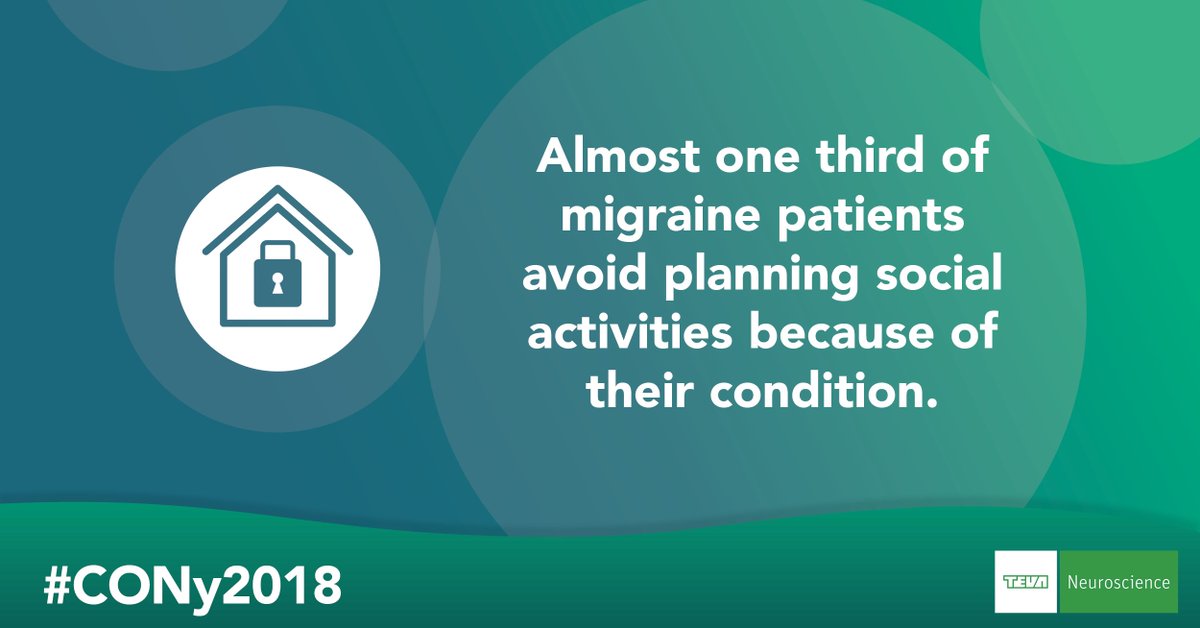 tevapharmeurope's tweet photo. Migraine can be an isolating condition for those who experience it. #CONy2018 https://t.co/bFdzMgcW3N