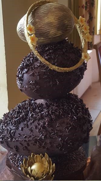 AshridgeHouse's tweet photo. Check out our Easter Egg Masterpiece created by our talented pastry chef Leslie and his team! #Easter #EasterEgg #Chocolate #Ashridgehouse #Hult #EF #Ourtalentedteam https://t.co/bwW8DWnW9z