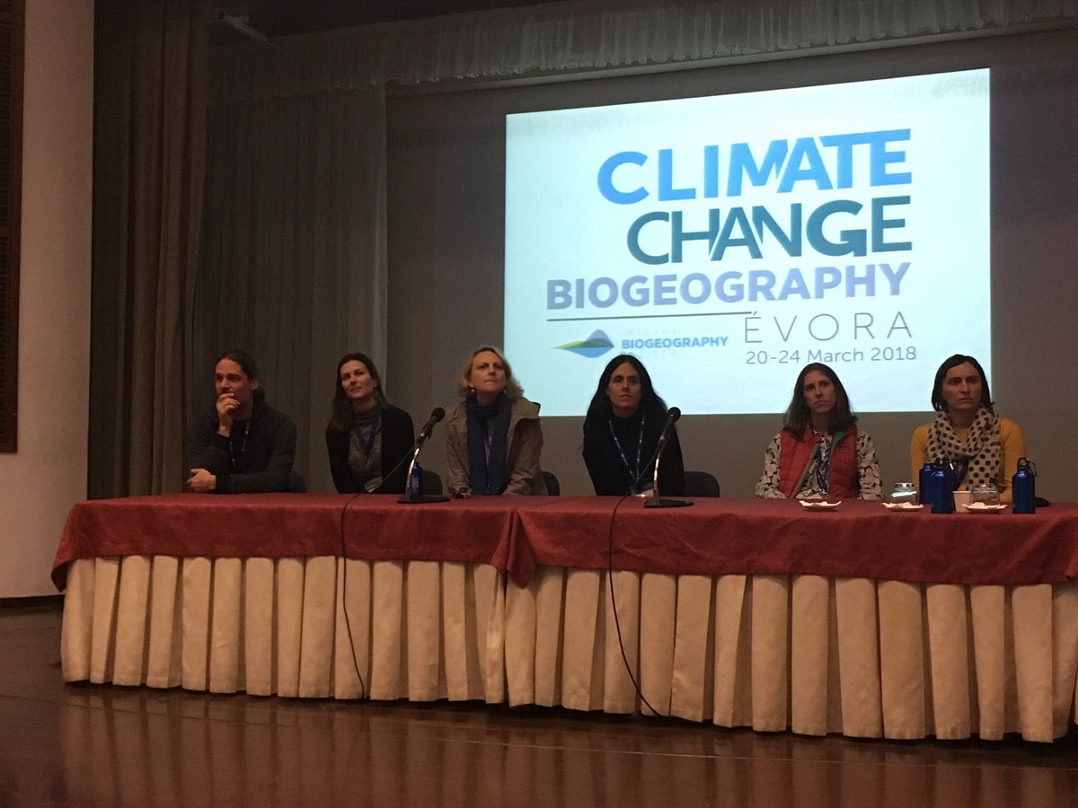 Great panel on future climate change biogeography #IBS2018