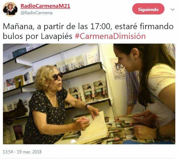 yisus_rodriguez's tweet photo. #FelizFinde
Podéis pasaros por Cibeles para ver a nuestra querida Alcaldesa. Creo que Barbero también presenta un libro de persecuciones policiales. Cómo les gusta el género negro!😂
#policiademadridbajominimos
#CarmenaNOabandonespolicias
#ConvenioDignoYa
#DiganLaVerdad https://t.co/DYQK0vq70r