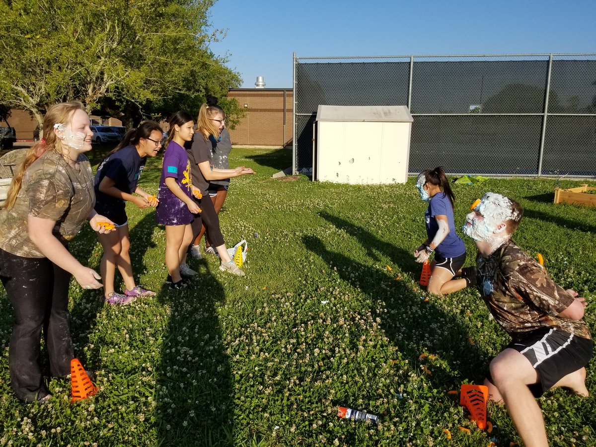 ClementsFFA's tweet image. Yesterday members participated in the first CHS FFA Ag Olympics Competition!!