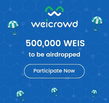 Airdropalertcom's tweet photo. NEW AIRDROP π’ -βββββ 5/5 stars- π°worth ~$5
πΉ#Weicrowd (WEIS) aims to be the safest token marketplace backed by its own exchange & accelerator
πΉGet free WEIS by signing up & completing social media tasks!
Go to https://t.co/UhMU7YPKPt π
#crypto #airdrop #airdropalert https://t.co/vXnUp1lmpI