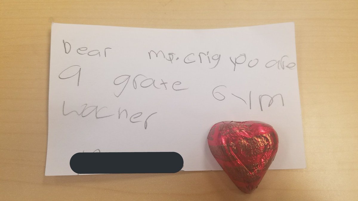 mscraigmcps's tweet photo. I got visited by Ms. @ClarkKaitie's kindness squad! 😍 This made my day! ❤️❤️❤️ 

@APS_FATE https://t.co/0nAn5x9xm7