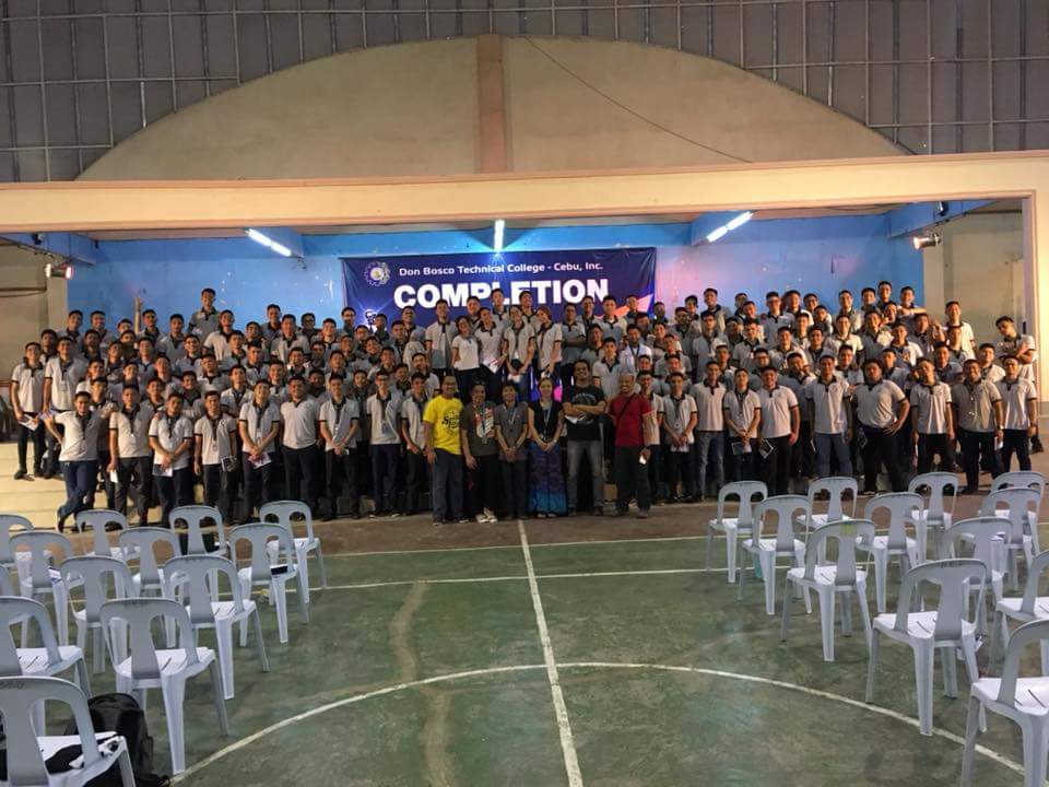 'THE GUINEA PIGS' PASSED THE TRIALS'

Our last graduation practice as a batch. Don Bosco Technical College - Cebu, Inc. - Senior High School Batch 2017-2018.
C- Iohanni Marie Ylaya Beltran

#DBTC #Batch2018 #GGSTEMNoMore