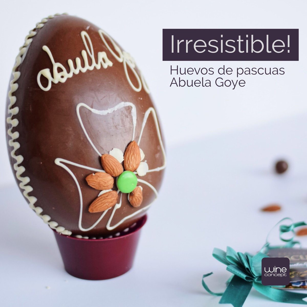 wine_concept's tweet photo. Llegaron los huevos de pascuas de Abuela Goye a Posadas! 🥚🍫 Chocolate artesanal de Bariloche con tradición Suiza🇨🇭 Conseguilos en @wineconcept https://t.co/MVgucj70Em