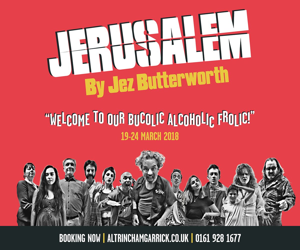 ONLY 2 more chances to catch #Jerusalem the show that everyone is talking about! Don't miss out, you will regret it! Tickets - altrinchamgarrick.co.uk/shows/jerusale… #Theatre #Altrincham #Manchester #JezButterworth