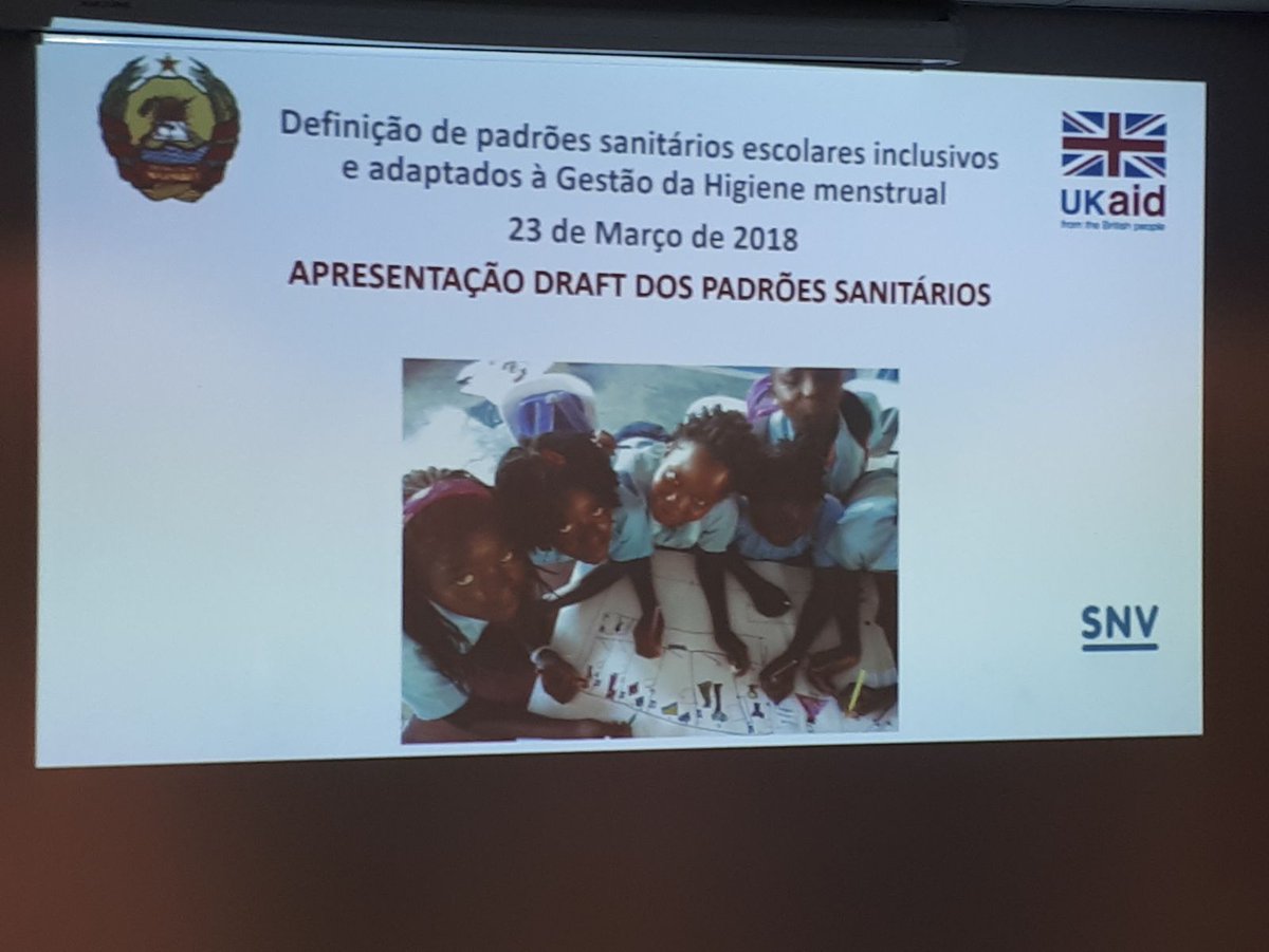 Ministry of Education, Department for Water of Mozambique and <a href="/DFID_UK/">DFID</a> working on inclusive school toilets to allow access for children with disabilities and menstrual hygiene with privacy, dignity and safety at school.