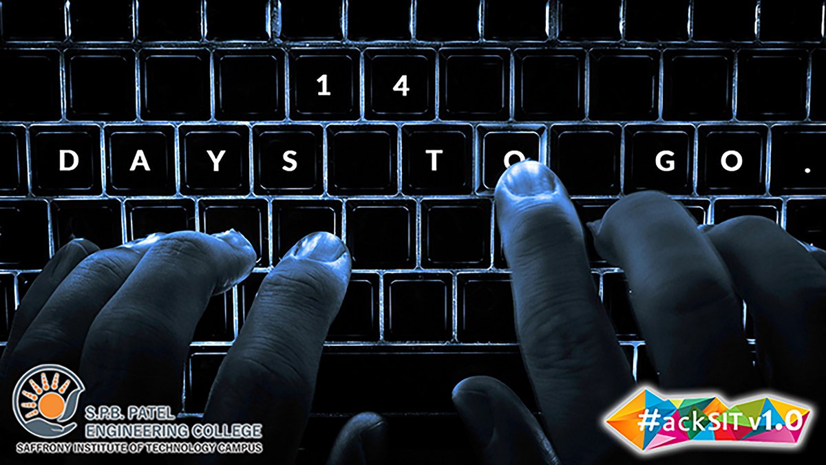 sithack's tweet photo. Just 14 days to go. Gear up for the biggest hackathon.
#HackSIT #version1 #saffronyhackathon https://t.co/IEhnQSn5Yo
