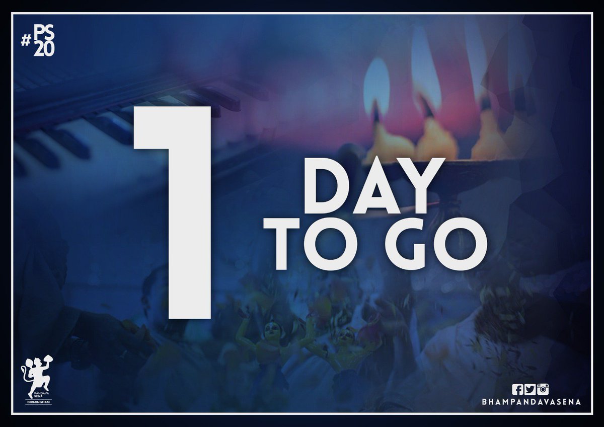 BhamPandavaSena's tweet photo. || 1 DAY TO GO || https://t.co/xjdD7jhhjp