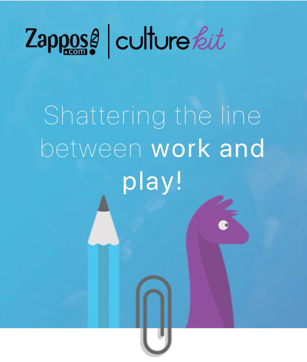 Excited for our new Zappos Culture Tool Kit! Designed to inspire company culture & build a better connected work environment! 
🤔 zapposculturekit.com 🤓
#companyculture #saas #happyemployees #worklife #culturekit