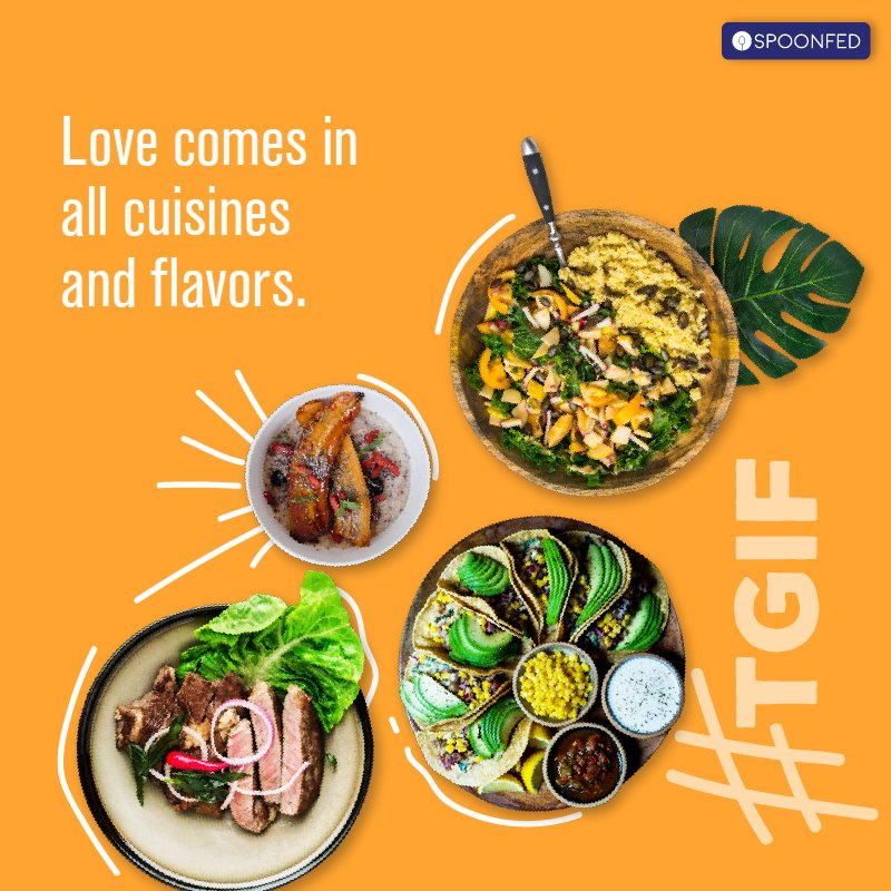 SpoonfedDubai's tweet photo. Some days meet certainty, some mostly revolve around, "what to eat next?".
Thank God it's Friday, you have a long list to choose from. #TGIF https://t.co/0OVrorVMWU