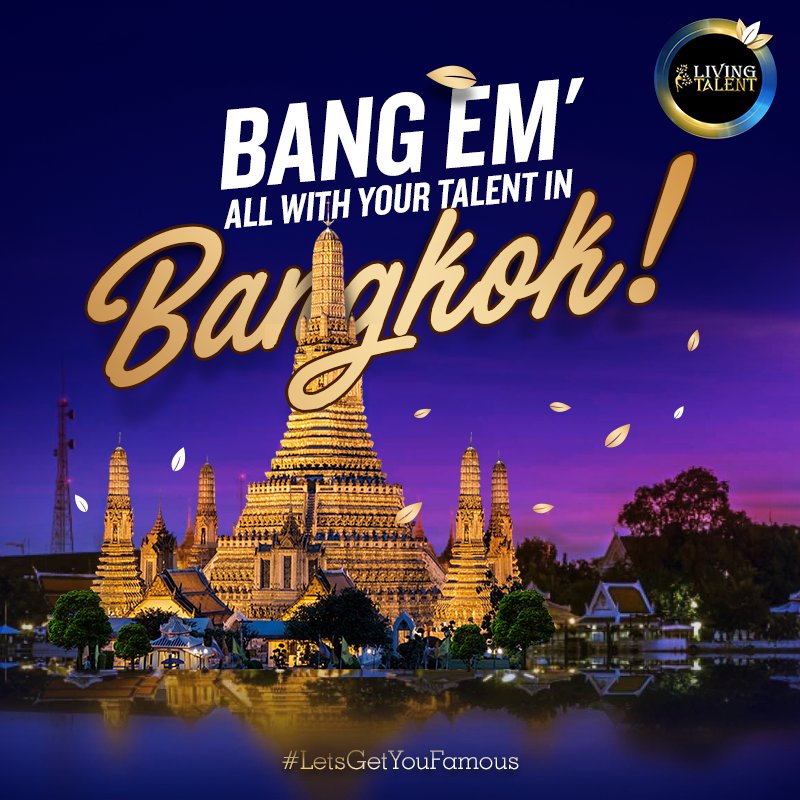 LivingTalents's tweet photo. Are you ready to showcase your talent at #Masterpiece2018 in Bangkok?   

#LetsGetYouFamous #Season2ComingSoon  #StayTuned https://t.co/ibSEuBFTGT