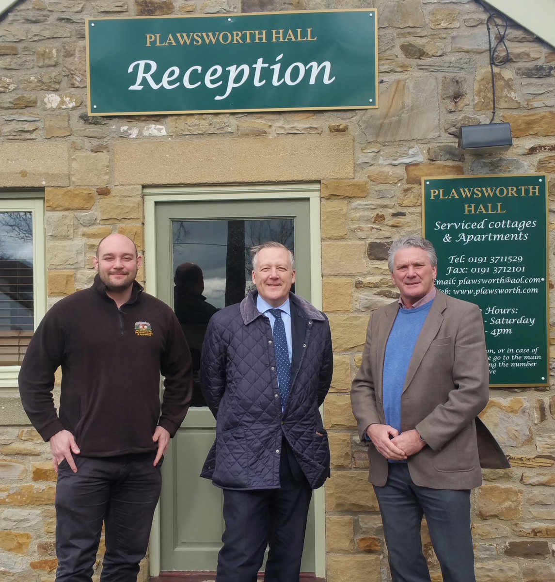 RtHonKevanJones's tweet photo. Great to visit @plawsworthhall this morning great place to stay if visiting County Durham or North East. @VisitEnglandBiz https://t.co/rfjaXszBzP