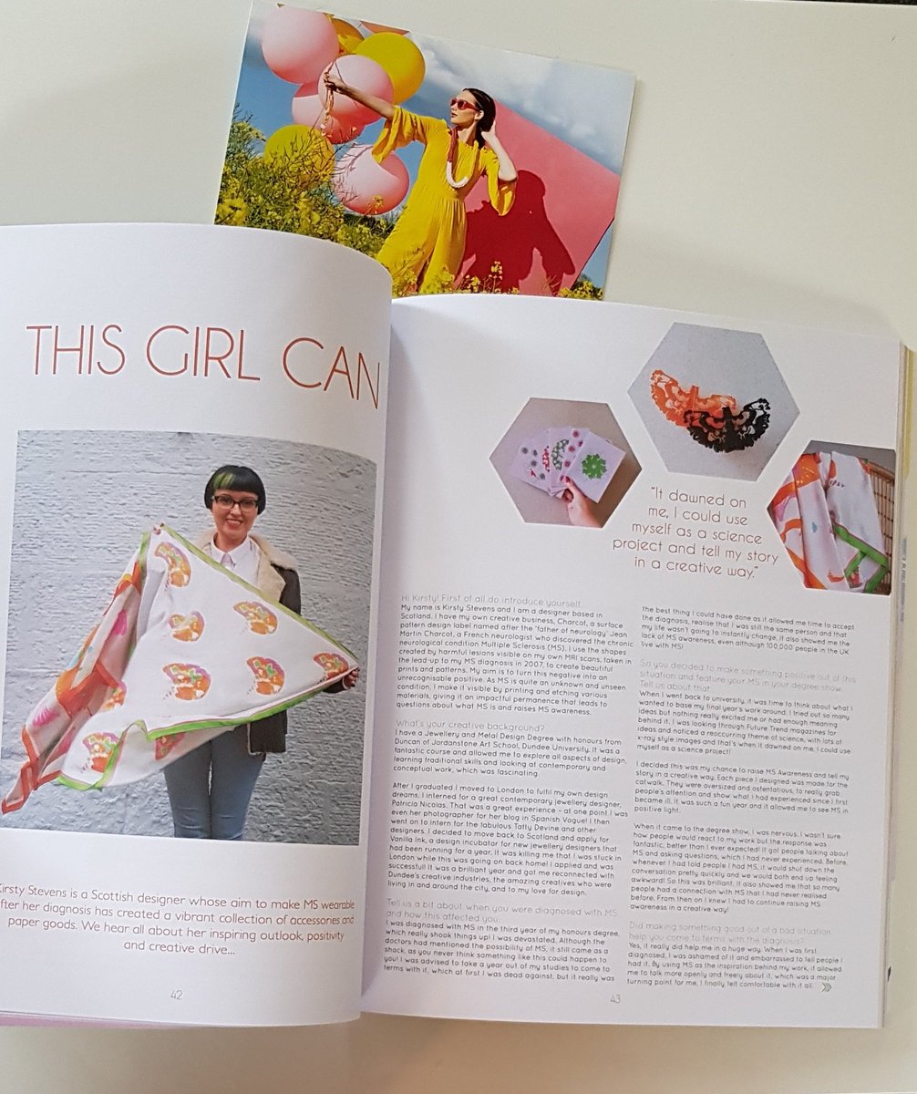 mskirstystevens's tweet image. Thrilled to share this article from the fabulous @CaboodleMag 💚 I talk about MS, @charcotstudio design, endometriosis&amp;amp;everything inbetween!Have you got your copy yet?! #caboodlemag #charcotstudio #makingMSvisible #multiplesclerosis #3timesmorewomen #MS #endometriosis #1in10
