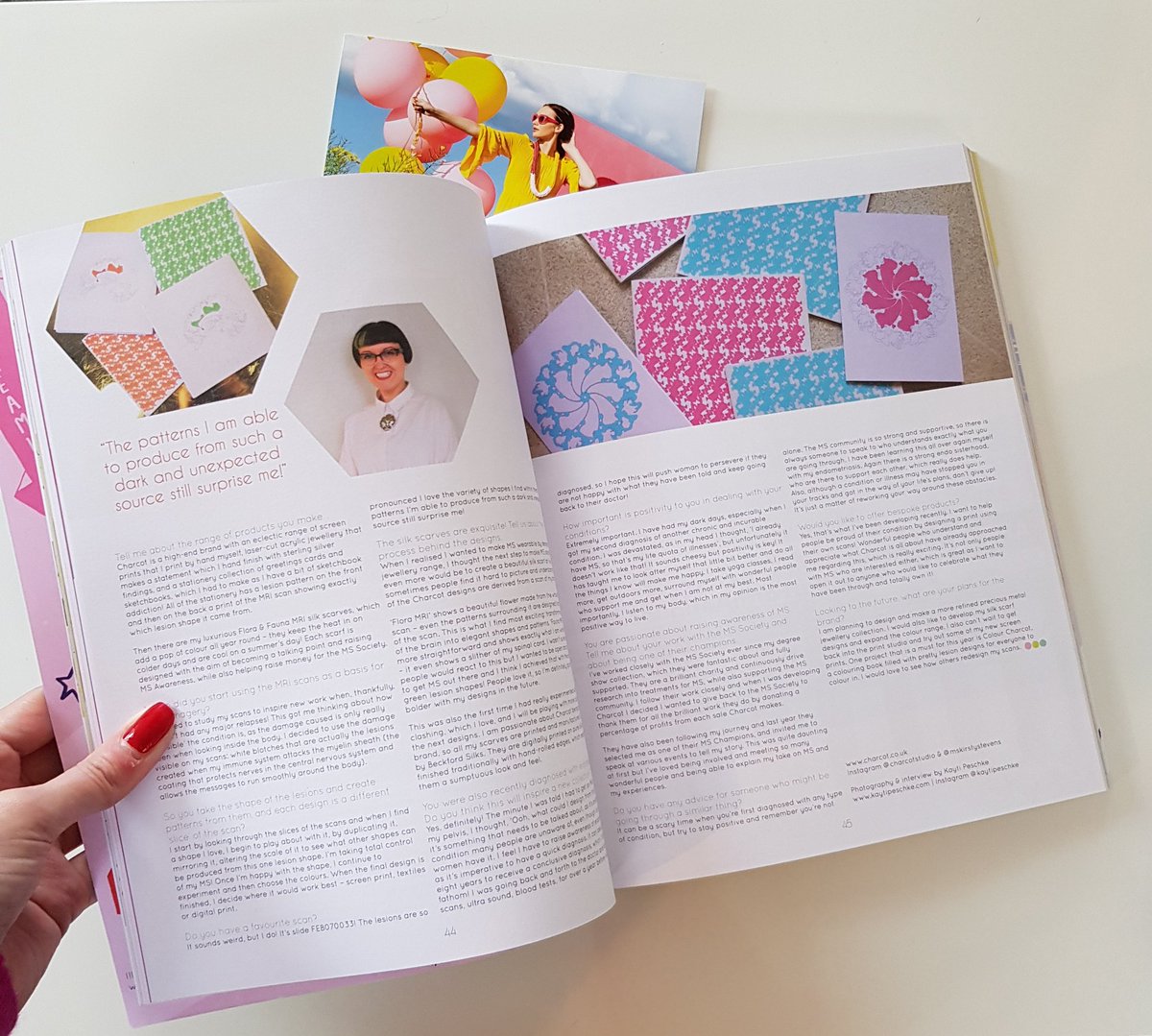 mskirstystevens's tweet image. Thrilled to share this article from the fabulous @CaboodleMag 💚 I talk about MS, @charcotstudio design, endometriosis&amp;amp;everything inbetween!Have you got your copy yet?! #caboodlemag #charcotstudio #makingMSvisible #multiplesclerosis #3timesmorewomen #MS #endometriosis #1in10