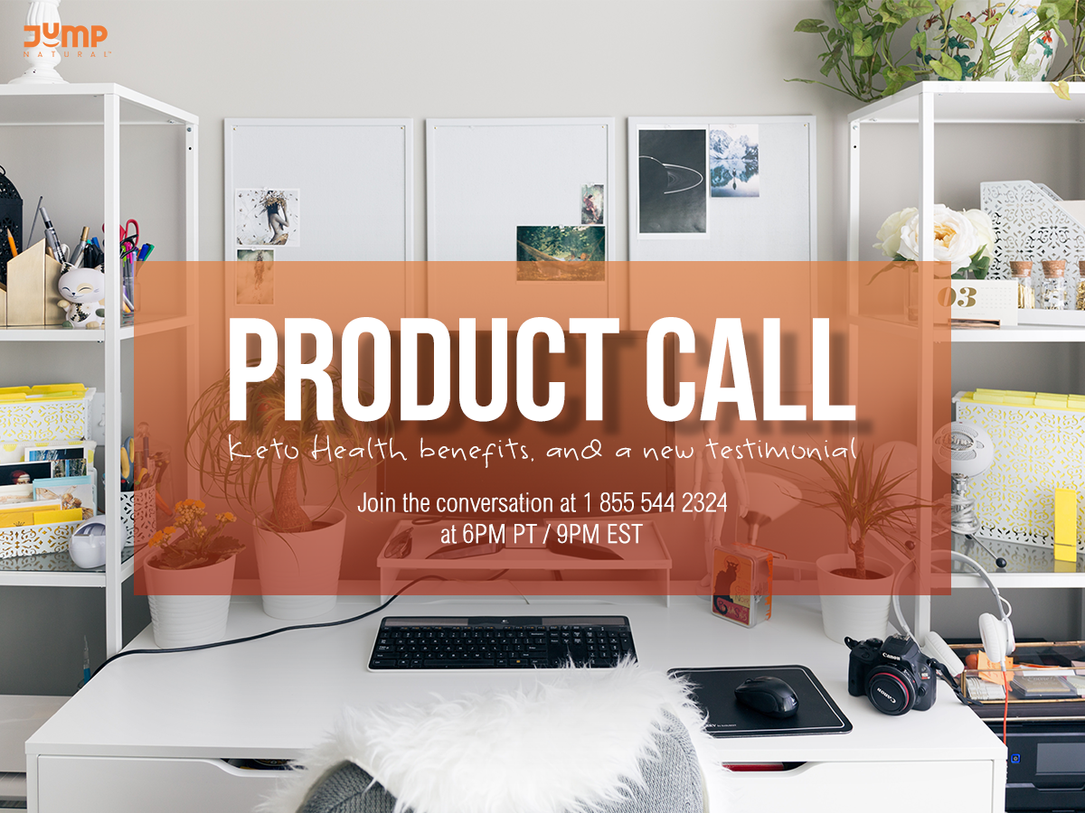 JumpNatural's tweet photo. Listen here to catch up on last night's Product Call as we discussed Keto health benefits and a new testimonial.

https://t.co/GPJNJHkS1Z https://t.co/atFQB1moGE