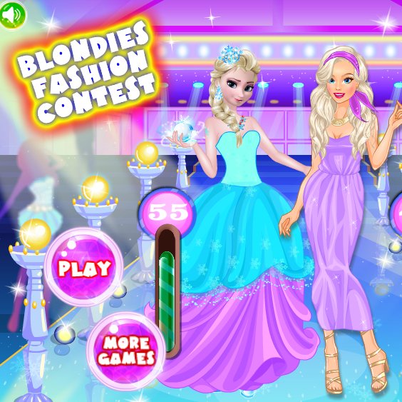 Elsa vs Barbie Fashion Contest