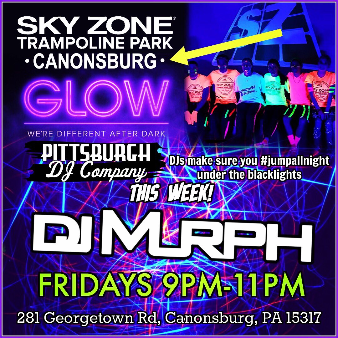 GLOW Night at Skyzone - A jumping blacklight party!