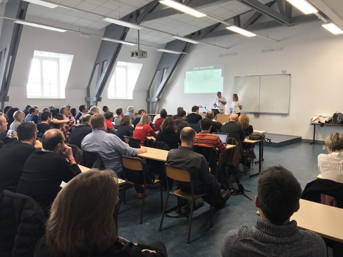 « L’agilité c’est aussi pour le CODIR ! » avec @ThisIsMeDamien et <a href="/cstauder/">STAUDER Céline</a> à #AgileLyon