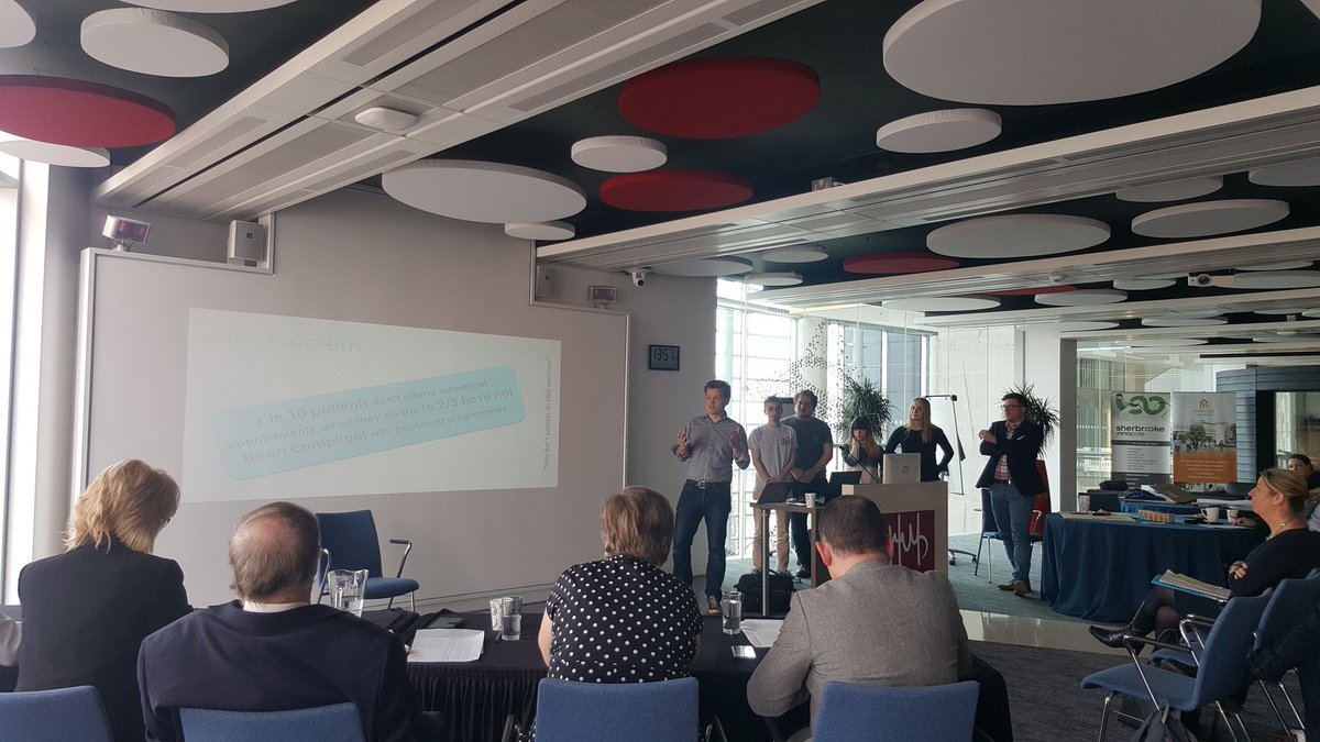 is_this_really's tweet photo. Great job by @CompFoundry students pitching with their teams @waleshack #whh18 https://t.co/54EZPIY1q3