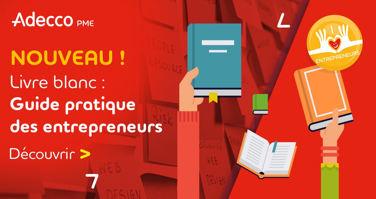 Vous avez créé votre entreprise ou souhaitez-vous lancer dans l’aventure ? Félicitations ! Découvrez « Le guide pratique des entrepreneurs » 📖 groupe-adecco.fr/telechargez-li… #entrepreneurs #entreprise #emploi #RH
