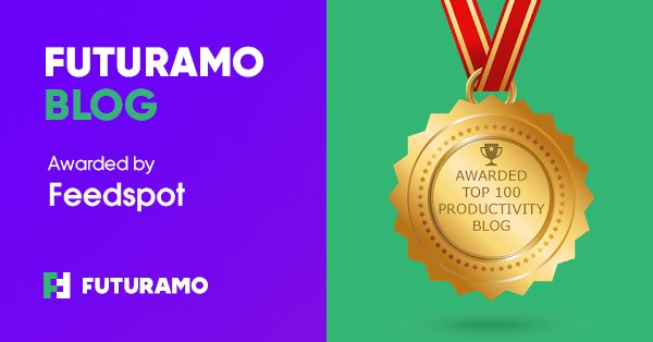 #FuturamoBlog has been selected as one of the #Top100ProductivityBlogs by #Feedspot! We are very happy to receive this #award! 🎉🎉🎉 futuramo.com/blog