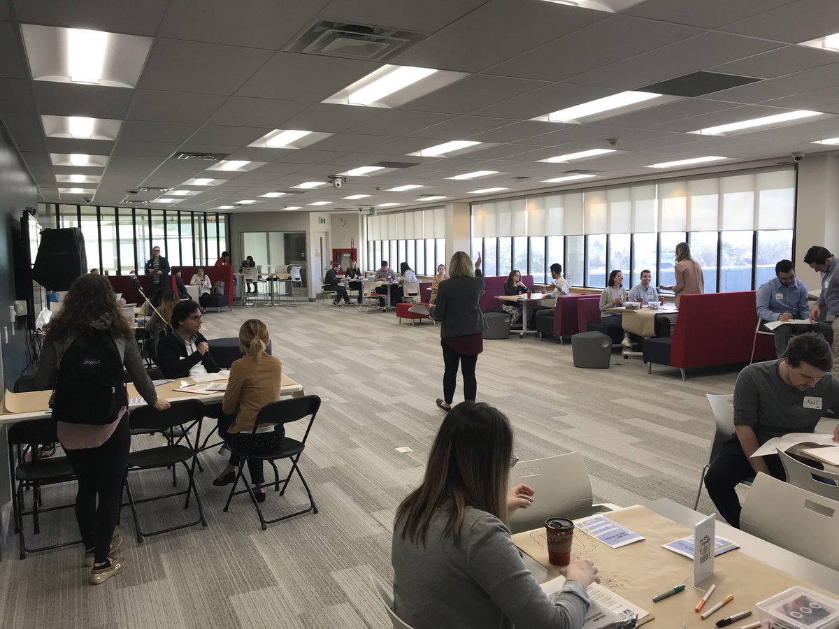 The calm before the storm! Getting ready for the Young Women Innovators Conference at the <a href="/whatsinsideslc/">St. Lawrence College</a> #SLCInnovationHub.