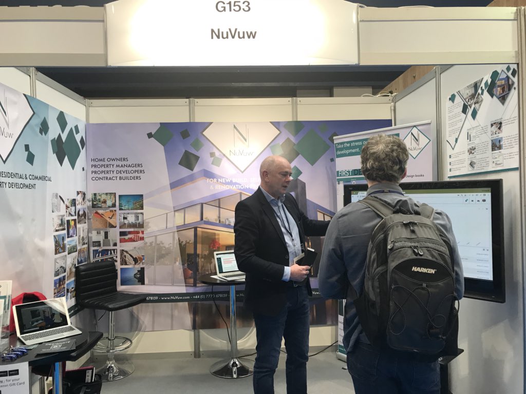 DesignateUK's tweet image. At Homebuilding and Renovation Show - Stand G153 NuVuw. Lawrence demonstrating the amazing 2D &amp;amp; 3D CAD programme. Lots of interest and very busy!!