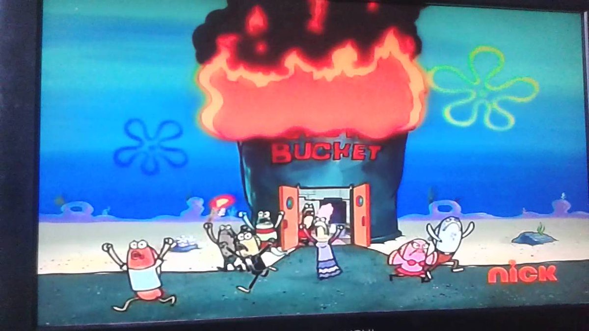 The chum bucket is the lesser, unsuccessful rival of the krusty krab