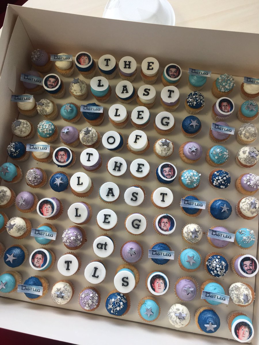 Today we say goodbye to the amazing <a href="/TheLastLeg/">The Last Leg</a> team.  Thank you so much for brightening our Fridays! #Thatsawrap