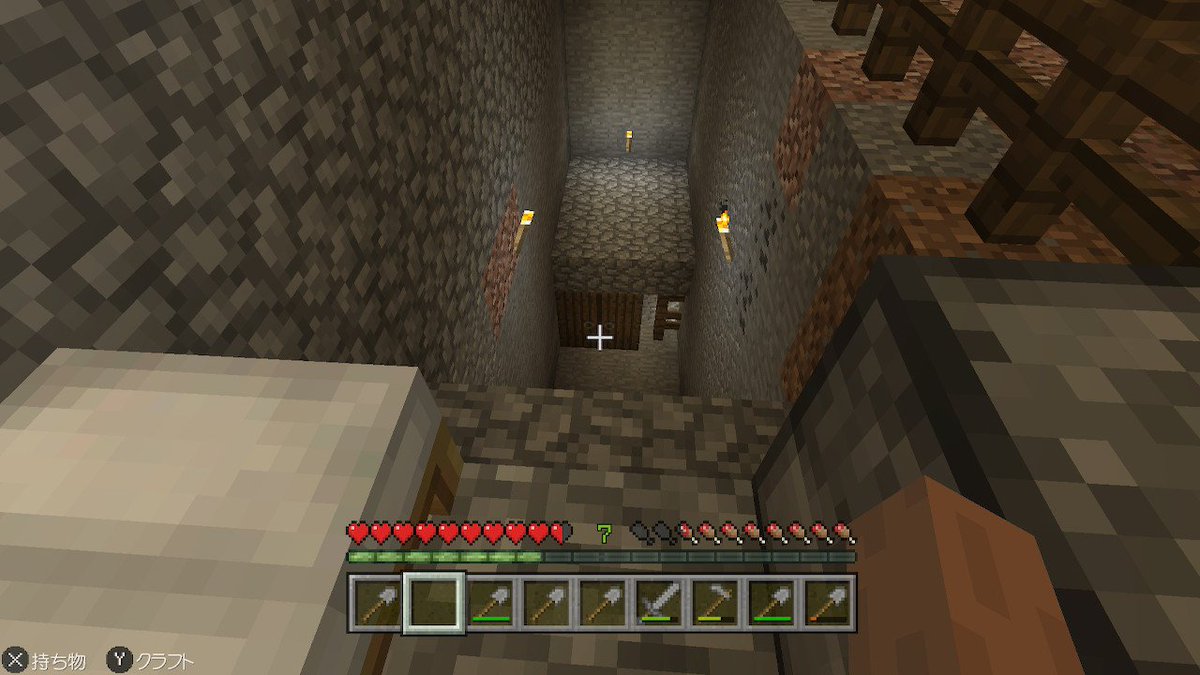 悠那 情緒不安定気味 今日のユウクラ日記 寝床からの地下室作成 Minecraft マイクラ Nintendoswitch