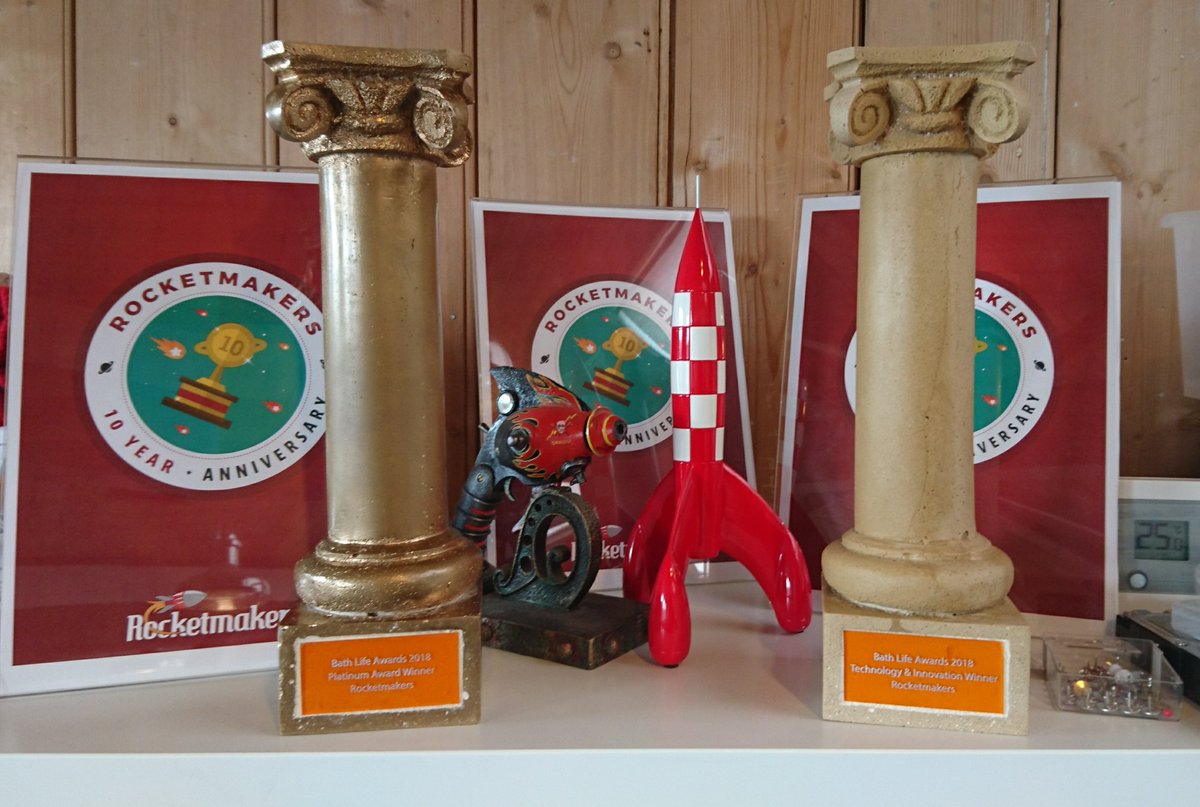 impcom_'s tweet image. Okay, it transpires that our client @rocketmakers won not only the tech category at the @BathLifeAwards last night, but the overall "Platinum" award for best category winner! Huge result!
