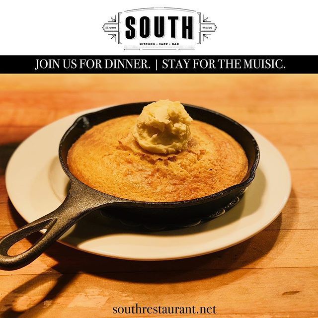 SOUTHphl's tweet photo. Join us for dinner. Stay for the music. FRESHLY BAKED Enjoy our "SKILLET OF CORNBREAD" served with cream cheese honey butter! Delicious. #Cornbread #Appetizer #DinnerwithFriends #DateNight #NightOut #VisitPhilly #EatPhilly #PhillyFoodie #PhillyFood #UWis… https://t.co/F29HMPSaGP https://t.co/FOdkmtYwl1