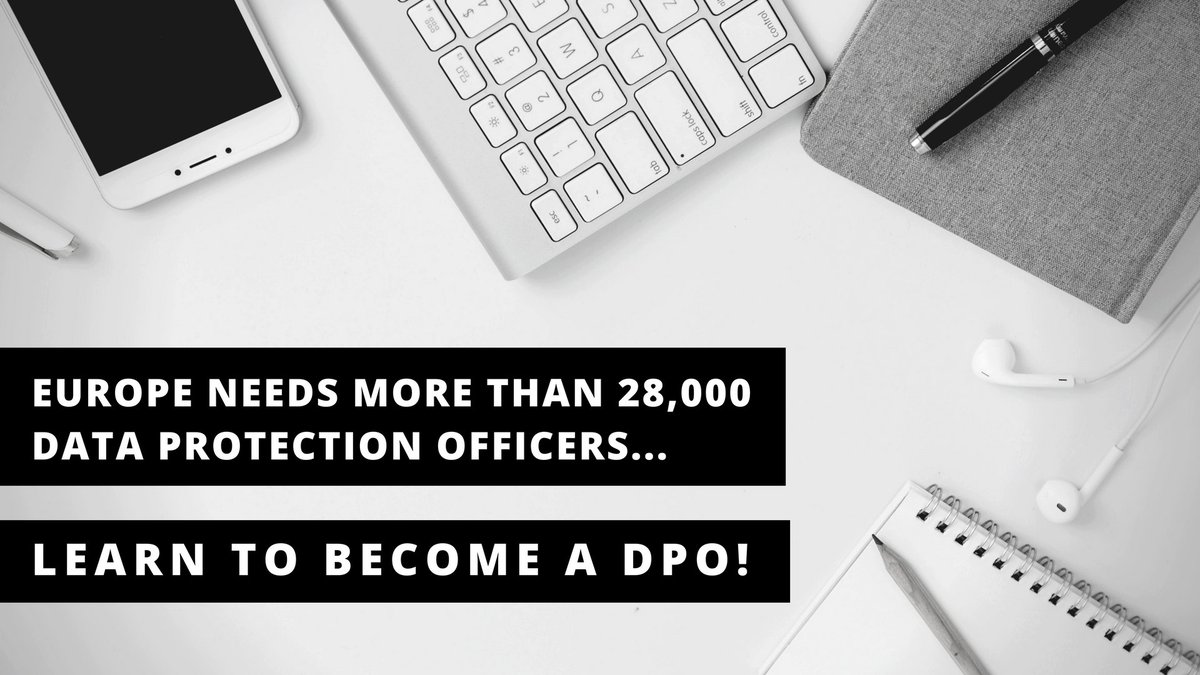 Take part in our #GDPR #training course for #SMEs organized in cooperation with <a href="/dpialab/">d.pia.lab</a> and <a href="/LSTSblog/">LSTSblog</a> and prepare yourself for becoming a Data Protection Officer!

#DPO #DataProtectionOfficer #data #infosec